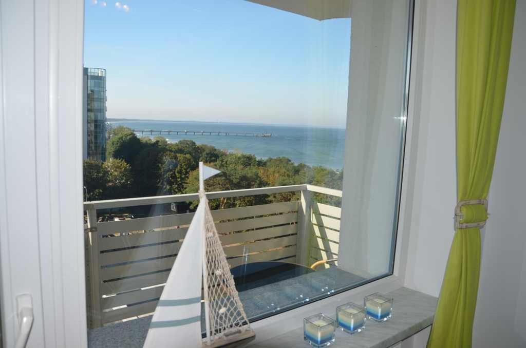 Apartament Z Panoramicznym Widokiem Na Morze Blisko Plazy I Centrum Pl Eng De Miedzyzdroje Exteriör bild